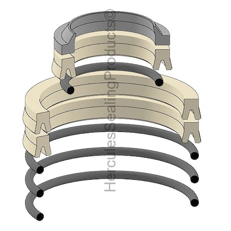 Royal - After Market Parts Hydraulic Cylinder Repair Kit- 2-1/2x4 Hydraulic Kits KH4025